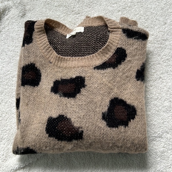 Leopard Brushed Jumper - Picture 8 of 8